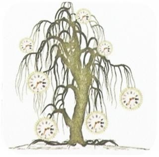 set-of-4-Soft - 3dRose cst_102676_1 Steampunk Weeping Tree Design Soft Coasters 