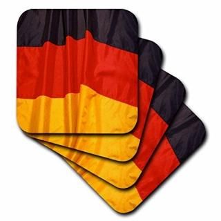 set-of-4-Soft - 3dRose cst_3302_1 German Flag Soft Coasters Set of 4
