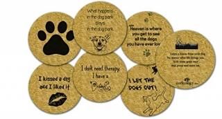 Corkology Dogs Coaster Set Cork
