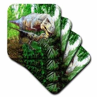 set-of-4-Soft - 3dRose LLC cst_4096_1 Dinosaurs Coaster Soft Set of 4