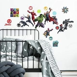 RoomMates Classic Avengers Peel And Stick Wall Decals Removable Wall Stickers