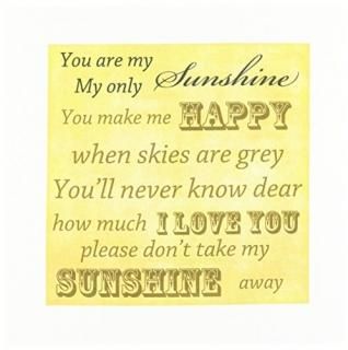3dRose PSӥơ - ӥơ You are My Sunshine-֥ - ȥ 10x10 inch quilt s