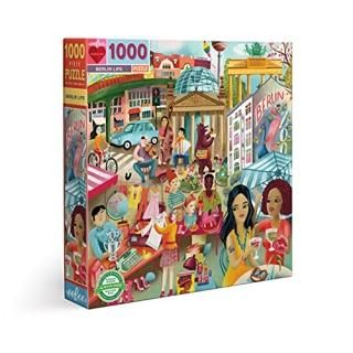 eeBoo Piece and Love Berlin Life 1000 Piece Square Jigsaw Puzzle Multi 1 ea PZTB
