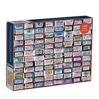 Nantucket License Plates 1000 Piece Puzzle