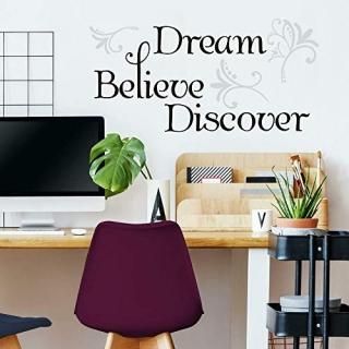 RoomMates Dream Believe Discover Peel and Stick ǥ