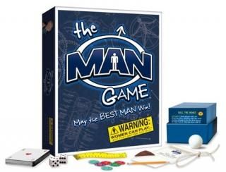 The Man Game May the Best Man Win! With Dice and Deck of Cards and Rope Chips Ta