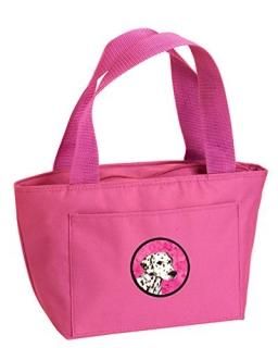 Caroline's Treasures SS4745-PK-8808 Pink Dalmatian Lunch Bag or Doggie Bag SS474