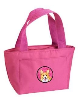 Caroline 's Treasures ss4762-pk Corgi LunchޤDoggie Bag Largeԥ