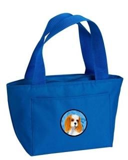 Caroline's Treasures SS4803-BU-8808 Blue Cavalier Spaniel Lunch Bag or Doggie Ba