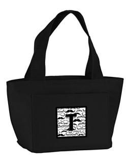 Caroline 's Treasures cj2009-tbk-8808?Letter T MoustacheInsulated LunchХåL