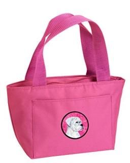 Caroline's Treasures SS4785-PK-8808 Pink Boxer Lunch Bag or Doggie Bag SS4785-PK