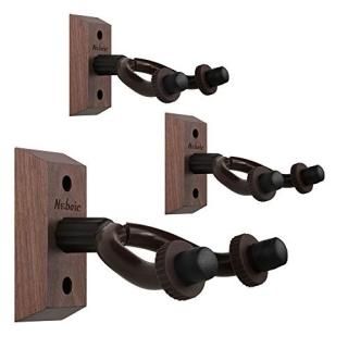 3 Pack Guitar Wall Mount Neboic Wood Guitar Wall Hanger Guitar Hook Guitar Acces