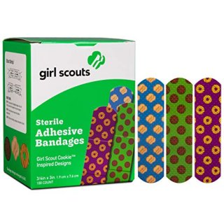 Dukal-1087751 Girl Scouts Adhesive Bandages Assorted Styles 3/4x3 100 Ct.