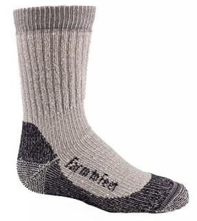 Farm to Feet Kids Boulder No Fly Zone Lightweight Hiking Merino Wool Crew US Blu
