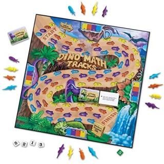 Learning Resources Dino Math Tracks Game