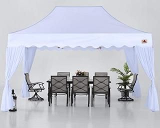 ABCCANOPY Patio Pop Up Canopy Tent with Curtain 10x15 Event-Series White
