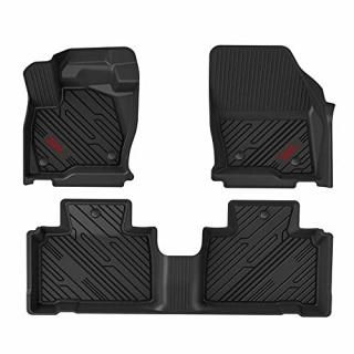 3W Floor Mats for Ford Ranger 2019-2021 TPE All Weather Custom Fit Floor Liner f