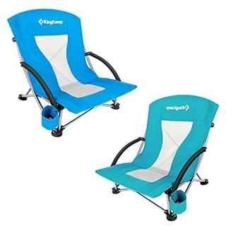 KingCamp Low Sling Beach Chair Folding Portable Lightweight Backpack Chair