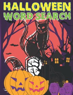 Halloween Word Search Large Print Word Search Puzzles Halloween Activity Book Wi