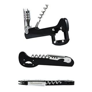 Houseables Boomerang Corkscrew No Blade Foil Cutter Waiter's Cork Screw & Bottle