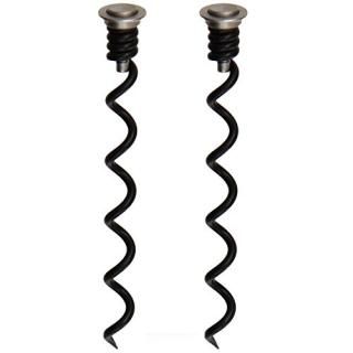 Silver - HQY 2 Pack 9.5cm Replacement Corkscrew Spiral/Worm