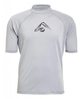 Kanu Surf Men's Mercury UPF 50+ Short Sleeve Sun Protective Rashguard Swim Shirt