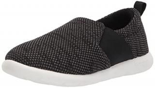 isotoner Women's Zenz Balance Sport Mesh Slipper Slip-On Shoe Black 8