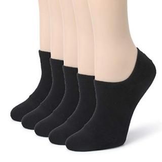 Leotruny Women's Cushion Sweat-absorbent Breathable Soft Athletic No Show Socks 