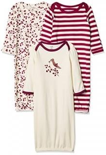 Touched by Nature Unisex Baby Organic Cotton Gowns Berry Branch 0-6 Months US