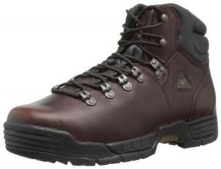 Rocky Men's Mobilite Six Inch Steel Toe Work BootBrown9 W US