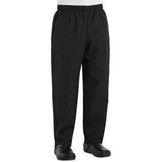 Red Kap Men's Baggy Chef Pant Black SM