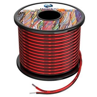 18 awg Silicone Electrical Wire 2 Conductor Parallel Wire line 60ft Black 30ft R