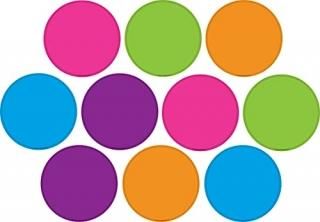 Bright Colors Circles Accents