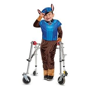 Chase Costume for Kids Official Adaptive Paw Patrol Dress Up Outfit with Accessi
