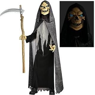 Amscan Grim Reaper Illusion Halloween Costume for Children Large 12-14 Includes 