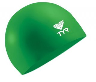Green - TYR Latex Swim Cap