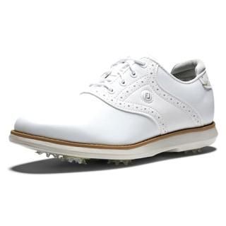 FootJoy Women's Traditions Golf Shoe White/White 7