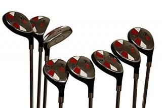 Senior Mens Majek Golf All Hybrid Complete Full Set which Includes #3 4 5 6 7 8 