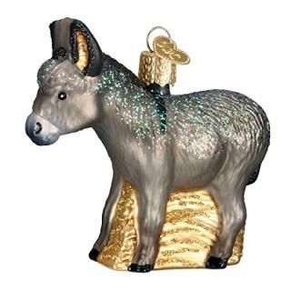 Old World Christmas Donkey Glass Ornament