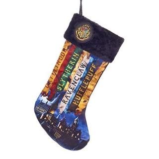 HARRY POTTER HOUSES Holiday Christmas Stocking HOGWARTS CASTLE
