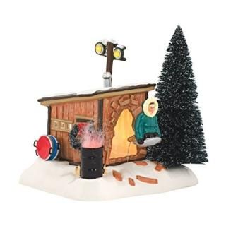 Department 56 Original Snow Village Griswold Sled Shack Lit House 7.09-Inch 