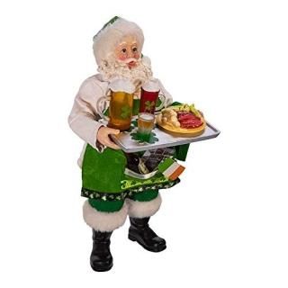 Kurt S. Adler Kurt Adler 10.5 Fabrich? Musical Irish Chef Santaޥ
