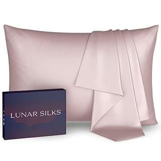 Lunar Silks - Highest Grade 6A Mulberry Real Silk Pillowcase 22 Momme Both Sides