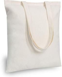 TOPDesign 48-Pack Economical Cotton Tote Bag Lightweight Medium Reusable Grocery