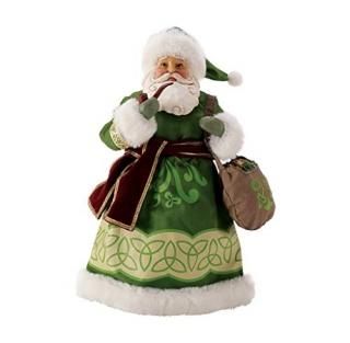 Department 56 Possible Dreams Jim Shore Irish Celtic Santa Santy Figurine 10.5 I