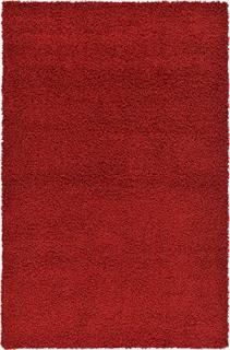 Unique Loom Solo Solid Shag Collection Area Modern Plush Rug Lush & Soft 4' 0 x 