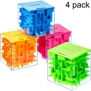 Patelai 4 Pieces Money Maze Puzzle Box A Fun Unique Way to People You Loved Grea