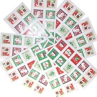Merry Christmas Holiday Stamps Creative Sticker Assortment 100 Stickers - Best G