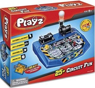 Playz Electrical Circuit Board Engineering Kit for Kids with 25+ STEM Projects T