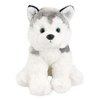 Bstaofy Husky Stuffed Animal Puppy Plush Toys Dog Realistic Soft Cuddle Adorable